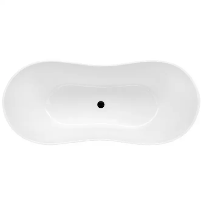 Samostojeća kada Viya 170/72 + sifon klik-klak krom,3