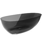 Samostojeća kada Xara 160/75 Carbon Grey sifon klik-klak crni mat