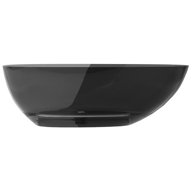 Samostojeća kada Xara 160/75 Carbon Grey sifon klik-klak crni mat