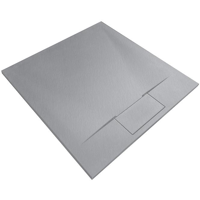 Kvadratna tuš kada Bazalt Grey 90x90x2,5 Rea K4105 