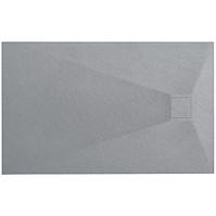 Pravokutna tuš kada Magnum Grey 80x100x2,5 Rea K4107