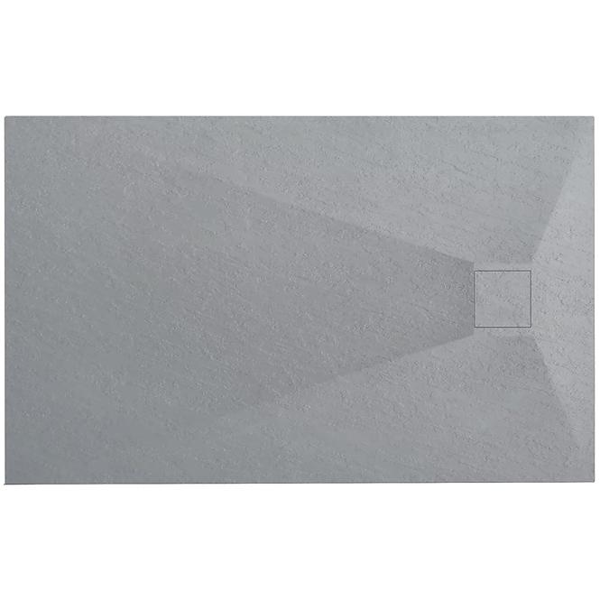 Pravokutna tuš kada Magnum Grey 80x100x2,5 Rea K4107