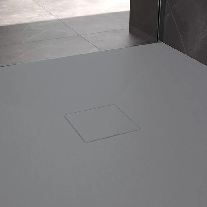 Kvadratna tuš kada Magnum Grey 90x90x2,5 Rea K4106