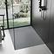 Kvadratna tuš kada Magnum Grey 90x90x2,5 Rea K4106,8
