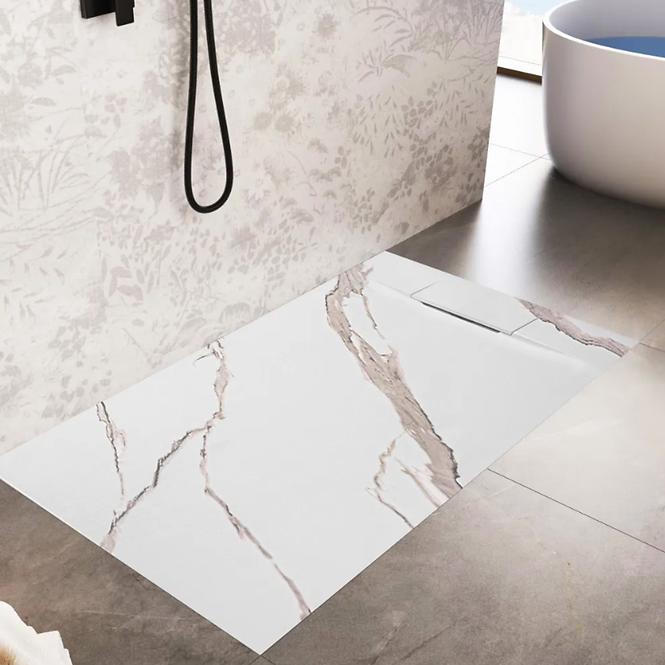 Kvadratna tuš kada Bazalt 90x90x2,5 Rea K7002