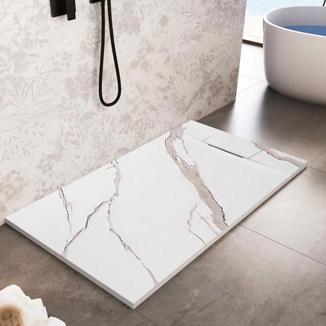Kvadratna tuš kada Bazalt 90x90x2,5 Rea K7002