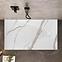 Pravokutna tuš kada Magnum Carrara White 80x100x2,5 Rea K7004,5