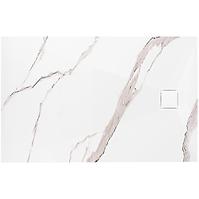 Pravokutna tuš kada Magnum Carrara White 90x120x2,5 Rea K7006