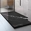 Pravokutna tuš kada Magnum Carrara Black 80x100x2,5 Rea K7007,7