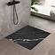 Kvadratna tuš kada Magnum Carrara Black 90x90x2,5 Rea K7008,4