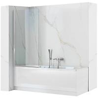 Paravan za kadu Lagos Fix stalno krom 70
