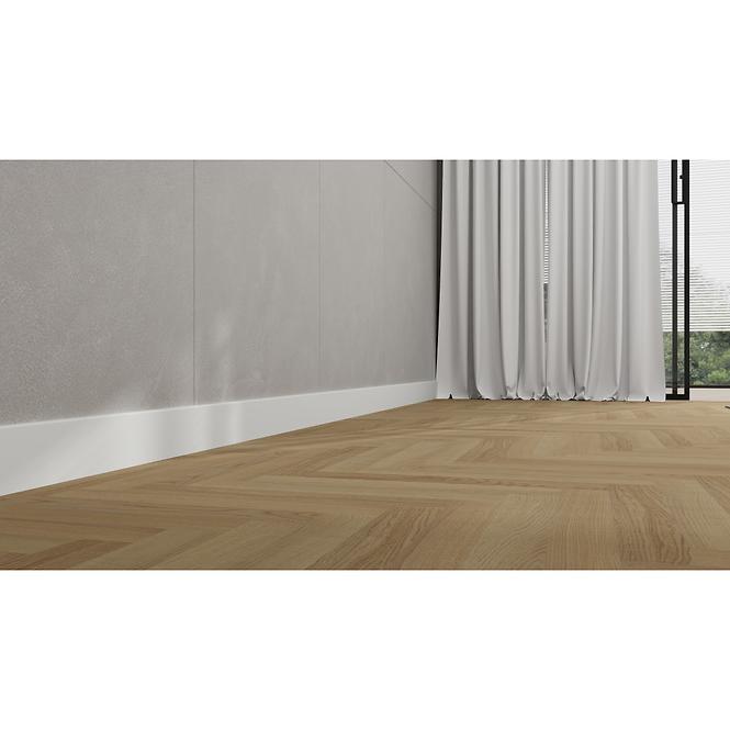 Podna lajsna MDF Classic 100 bijela mat 2,2m