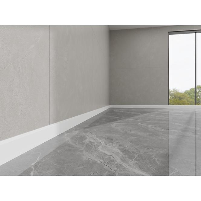 Podna lajsna MDF Classic 100 bijela mat frez 2,2m