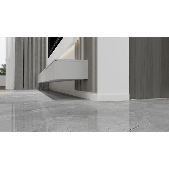 Podna lajsna MDF Classic 60 bijela mat 2,2m