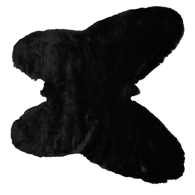 Tepih Rabbit Fur Timmy-F 0,8/0,8 Tfc9 Leptir crni