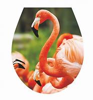 2299 3D NALJEPNICA ZA WC SJEDALCU FLAMINGOS