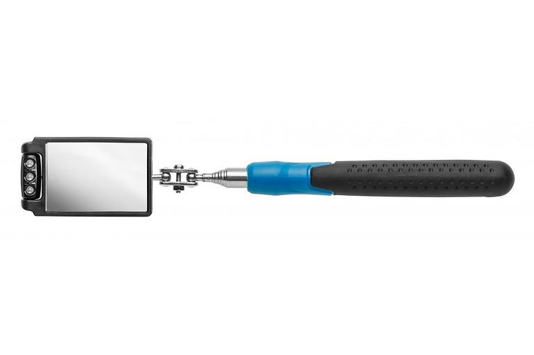 Inspekcijsko ogledalo 50×80 mm, s LED osvjetljenjem