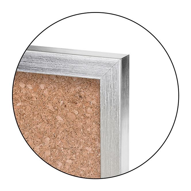 Okvir za sliku 10x15 plexi srebrni