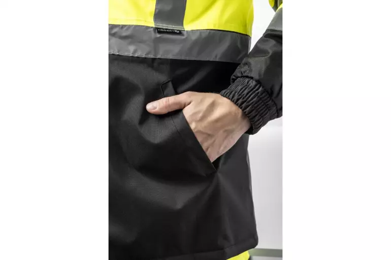 Reflektirajuća jakna LEDA, podstavljena, žuta 2XL (56),2