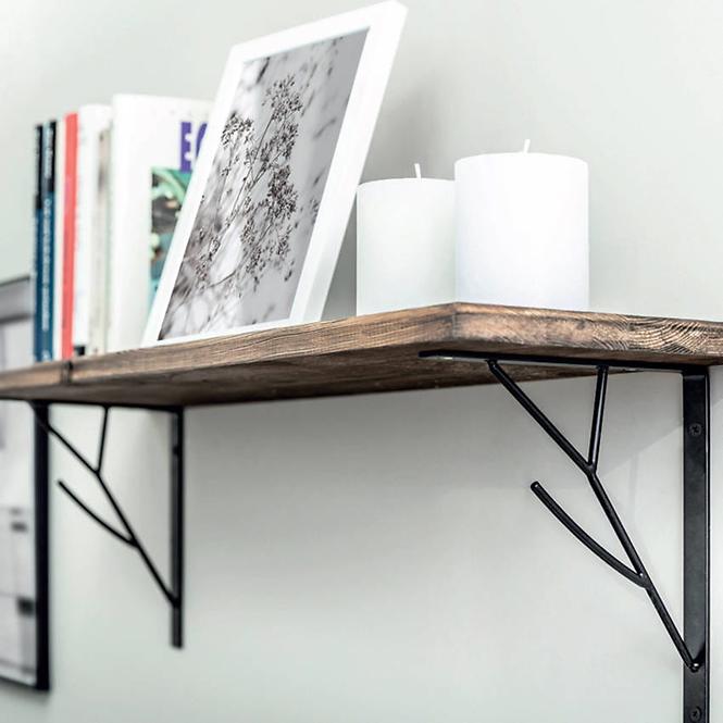 Nosač za policu Loft Industrial TREE, 20 x 71 mat crni