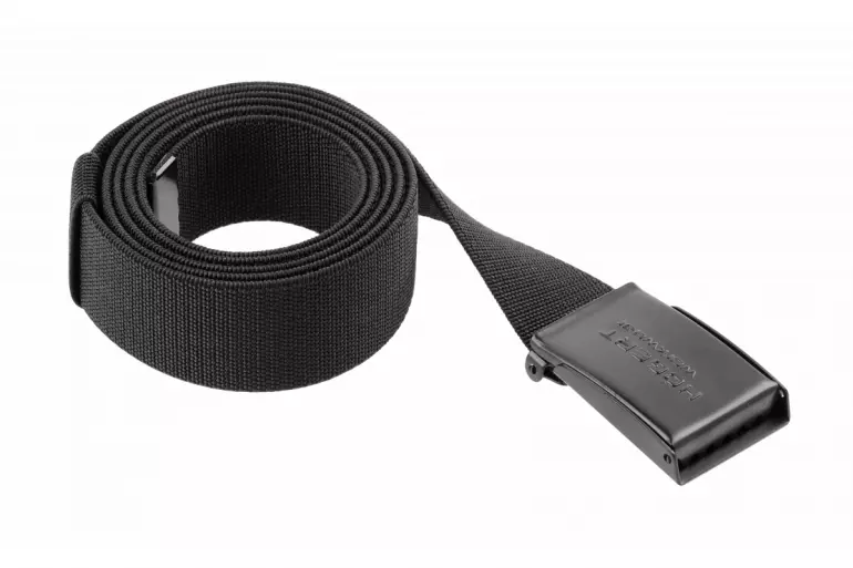 Elastični remen s metalnom kopčom WESEL, crni, uni, 130 cm