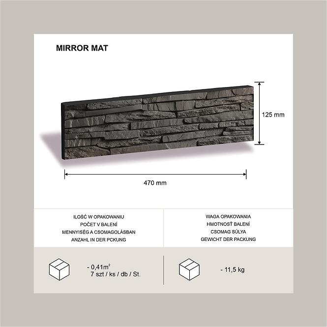 Betonski kamen Mirror Mat pak=0,41 m2