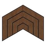 Glodana panel Dome wenge MDF