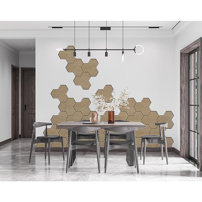 Glodana panel Triple hrast MDF