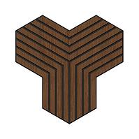 Glodana panel Triple wenge MDF