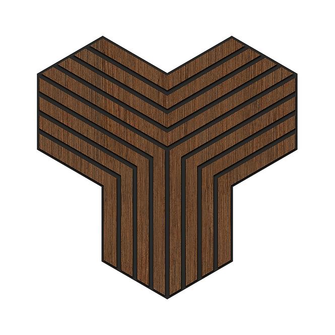 Glodana panel Triple wenge MDF