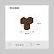 Glodana panel Triple wenge MDF,2