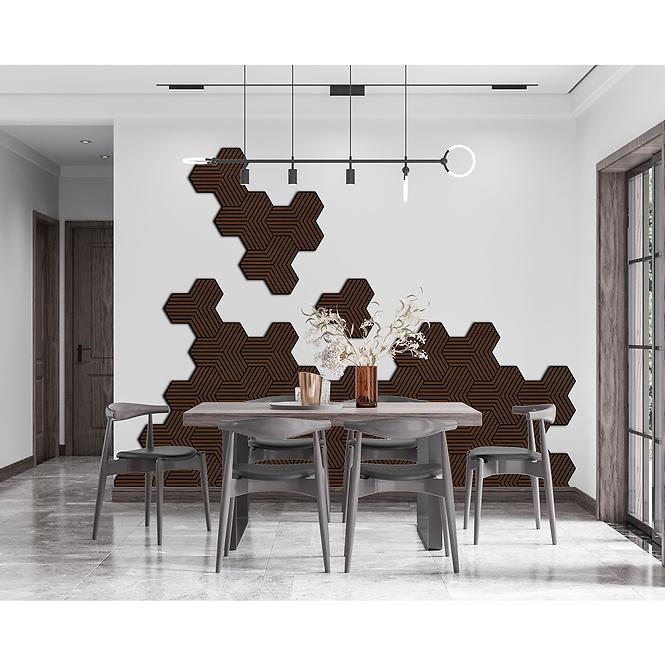 Glodana panel Triple wenge MDF