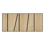 Glodana panel Slant hrast 65x29 cm MDF