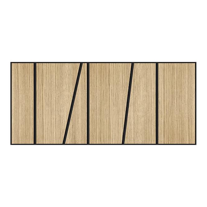 Glodana panel Slant hrast 65x29 cm MDF