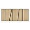 Glodana panel Slant hrast 65x29 cm MDF