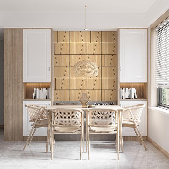 Glodana panel Slant hrast 65x29 cm MDF