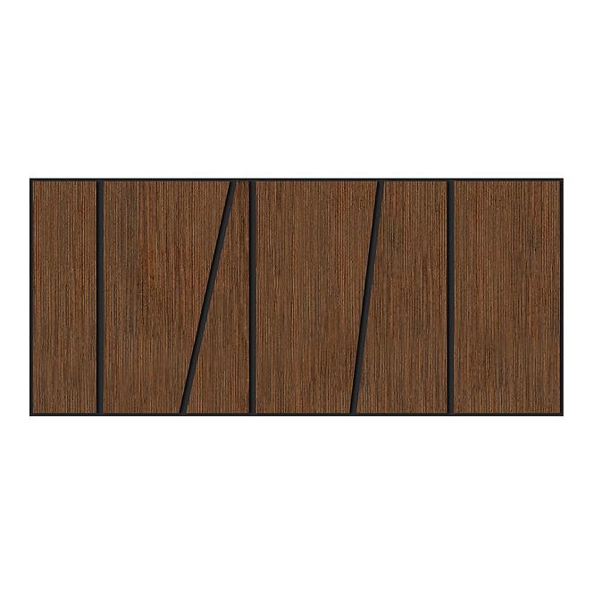 Glodana panel Slant wenge 65x29 cm MDF