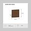 Glodana panel Quadro Abeto wenge 40x40 cm MDF,2