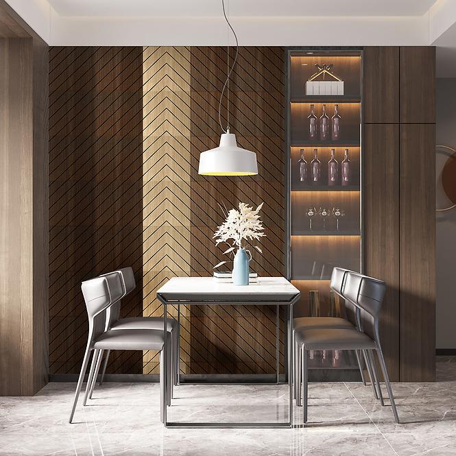 Glodana panel Quadro Abeto wenge 40x40 cm MDF