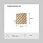 Glodana panel Quadro Diagonal hrast 40x40 cm MDF,2