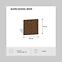 Glodana panel Quadro Diagonal wenge 40x40 cm MDF,2
