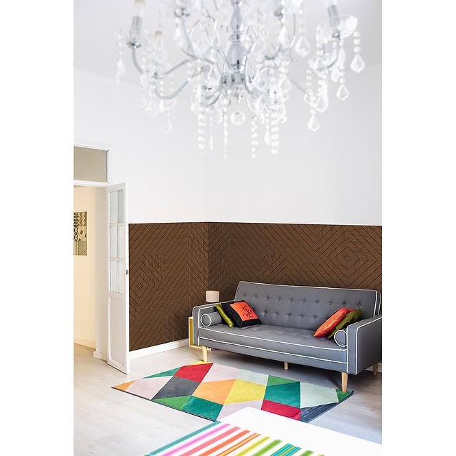 Glodana panel Quadro Diagonal wenge 40x40 cm MDF