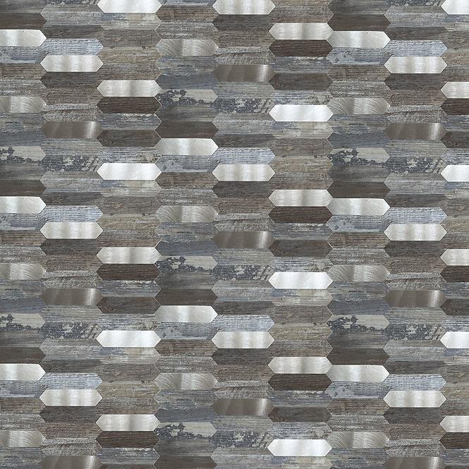 Samoljepljiva dekorativna ploča Mood Wood Silver