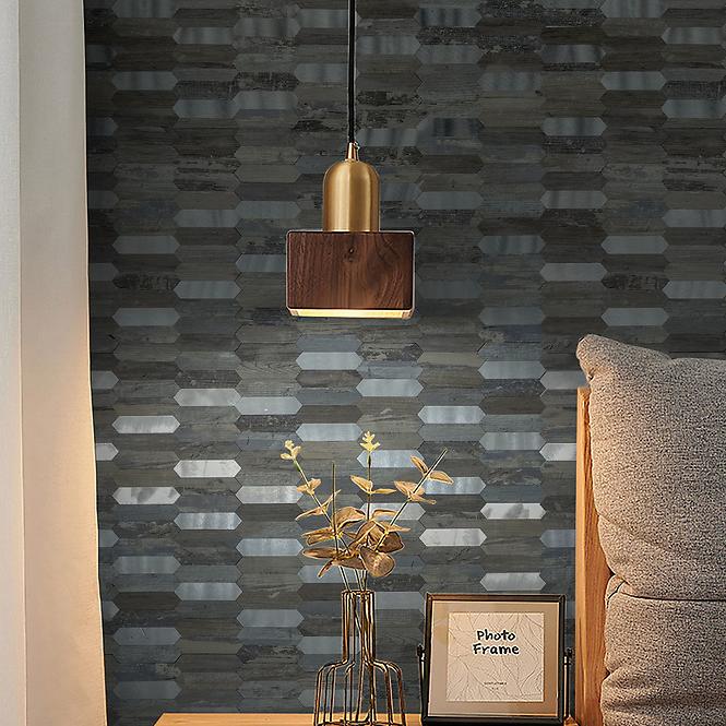 Samoljepljiva dekorativna ploča Mood Wood Silver