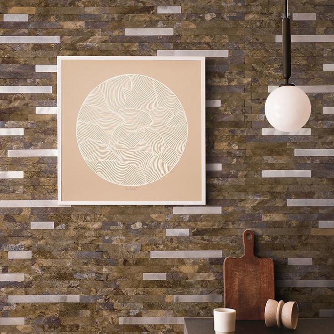 Samoljepljiva dekorativna ploča Mood Rustic Gold