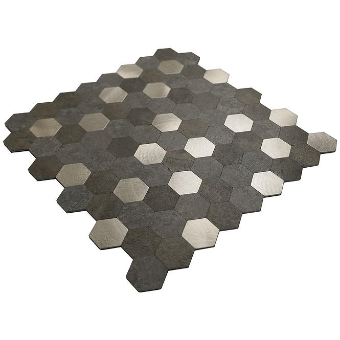 Samoljepljiva dekorativna ploča Mood Gold Hexagon