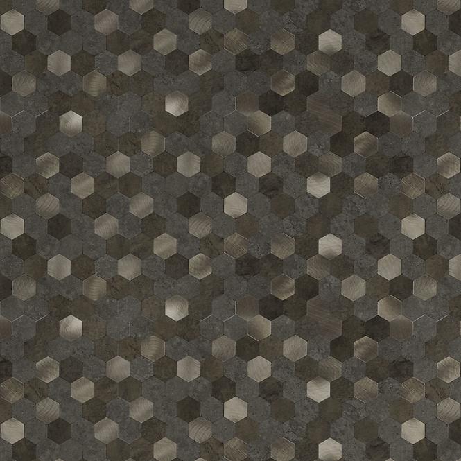 Samoljepljiva dekorativna ploča Mood Gold Hexagon