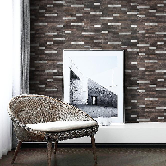 Samoljepljiva dekorativna ploča Mood Grafit Silver