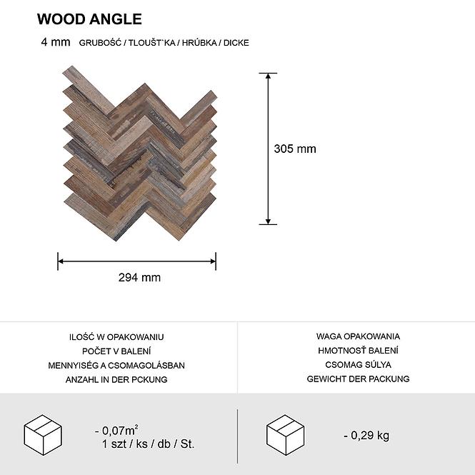 Samoljepljiva dekorativna ploča Mood Wood Angle