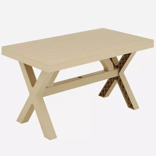 Stol Rustic bež 80x140 cm